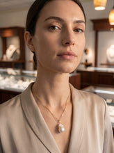 Load image into Gallery viewer, Baroque Pearl Pendant – Solid 14K Yellow Gold Bail