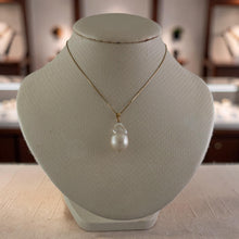 Load image into Gallery viewer, Baroque Pearl Pendant – Solid 14K Yellow Gold Bail
