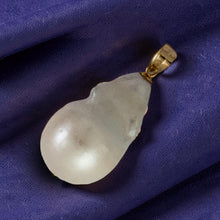 Load image into Gallery viewer, Baroque Pearl Pendant – Solid 14K Yellow Gold Bail