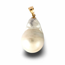 Load image into Gallery viewer, Baroque Pearl Pendant – Solid 14K Yellow Gold Bail