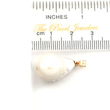 Load image into Gallery viewer, Baroque Pearl Pendant – Solid 14K Yellow Gold Bail