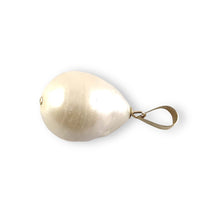 Load image into Gallery viewer, Baroque Pearl Pendant – Solid 14K Yellow Gold Bail