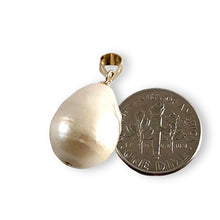 Load image into Gallery viewer, Baroque Pearl Pendant – Solid 14K Yellow Gold Bail