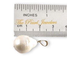Load image into Gallery viewer, Baroque Pearl Pendant – Solid 14K Yellow Gold Bail