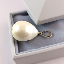 Load image into Gallery viewer, Baroque Pearl Pendant – Solid 14K Yellow Gold Bail