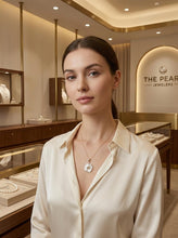 Load image into Gallery viewer, 14K Yellow Gold Carved Plumeria Mother of Pearl Pendant