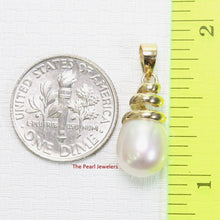 Load image into Gallery viewer, Pink Pearl Pendant – 14k Yellow Gold Cone Bail