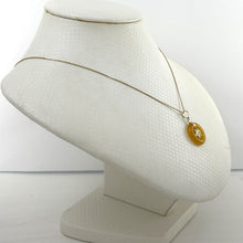 Load image into Gallery viewer, 2100065-Honey-Jade-14kt-Solid-Yellow-Gold-Hawaiian-Plumeria-Pendant-Necklace