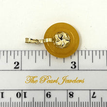Load image into Gallery viewer, 2100065-Honey-Jade-14kt-Solid-Yellow-Gold-Hawaiian-Plumeria-Pendant-Necklace