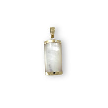 Load image into Gallery viewer, 14k Gold Curve White MOP Pendant