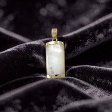 Load image into Gallery viewer, 14k Gold Curve White MOP Pendant