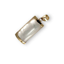 Load image into Gallery viewer, 14k Gold Curve White MOP Pendant