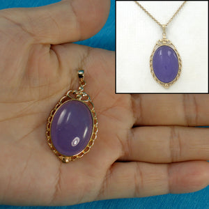 2100162-Real-14k-Gold-Oval-Cabochon-Lavender-Jade-Pendant-Necklace