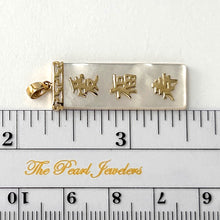 Load image into Gallery viewer, 14k Gold Good Fortune Lavender Jade Pendant