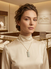 Load image into Gallery viewer, Celadon Green Jade Good Fortune 14k Yellow Gold Pendant