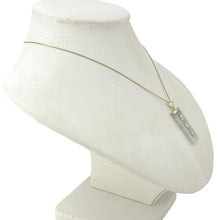 Load image into Gallery viewer, Celadon Green Jade Good Fortune 14k Yellow Gold Pendant