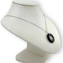 Load image into Gallery viewer, 14k Gold Joy Black Onyx Donut Pendant