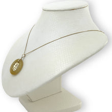 Load image into Gallery viewer, 14k Gold Blessing Yellow Jade Donut Pendant