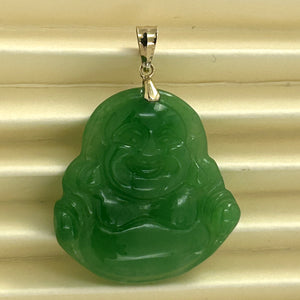 2100393-14k-Yellow-Gold-Hand-Carving-Green-Jade-Buddha-Pendant