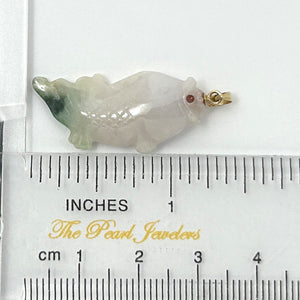 2100896C-Hand-Carved-Carp-Jadeite-14k-Solid-Yellow-Gold-Pendant