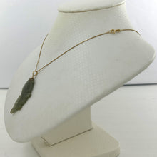 Load image into Gallery viewer, 2100898F-Hand-Carved-Carp-Jadeite-14k-Gold-Pendant-Necklace