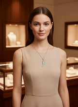 Load image into Gallery viewer, 14k Solid Yellow Gold Hand-Carved Dolphin Natural Jadeite Pendant Necklace