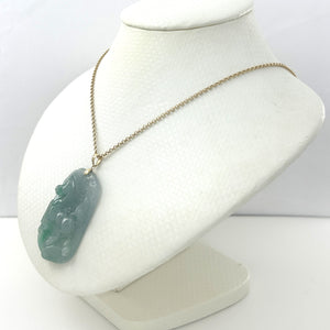 2101466B-Lovely-Hand-Carved-Horse-Celadon-Green-Jade-14K-Pendant