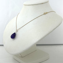 Load image into Gallery viewer, 2101472D-Raindrop-Lavender-Jade-14k-Gold-Pendant-Necklace