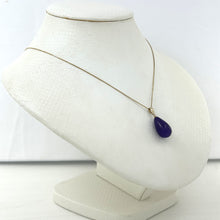 Load image into Gallery viewer, 2101472D-Raindrop-Lavender-Jade-14k-Gold-Pendant-Necklace