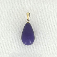 Load image into Gallery viewer, 2101472D-Raindrop-Lavender-Jade-14k-Gold-Pendant-Necklace