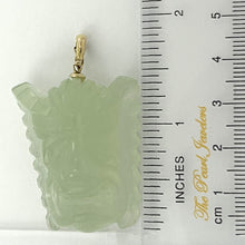 Load image into Gallery viewer, 2101773A-Hand-Carved-Hawaiian-Tiki-Gods-Carving-New-Jade-Pendant-Necklace