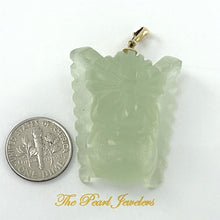 Load image into Gallery viewer, 2101773A-Hand-Carved-Hawaiian-Tiki-Gods-Carving-New-Jade-Pendant-Necklace