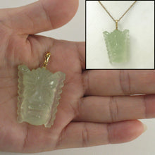 Load image into Gallery viewer, 2101773A-Hand-Carved-Hawaiian-Tiki-Gods-Carving-New-Jade-Pendant-Necklace