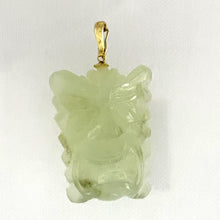 Load image into Gallery viewer, 2101773B-Hand-Carved-Hawaiian-Tiki-Gods-Carving-New-Jade-Pendant-Necklace