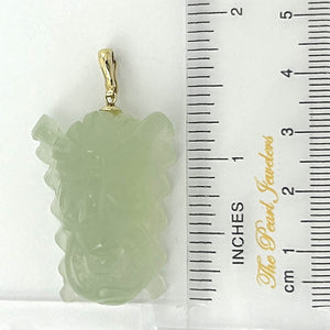 2101773C-Hand-Carved-Hawaiian-Tiki-Gods-Carving-New-Jade-Pendant-Necklace