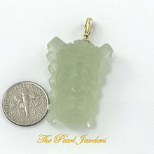 Load image into Gallery viewer, 2101773C-Hand-Carved-Hawaiian-Tiki-Gods-Carving-New-Jade-Pendant-Necklace