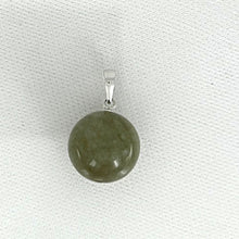 Load image into Gallery viewer, 2102115-14k-Solid-White-Gold-Round-Jade-Pendant