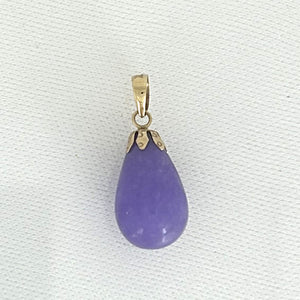 2110022-14k-Yellow-Gold-Hand-Craved-Raindrop-Lavender-Jade-Pendant