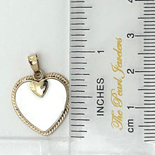 Load image into Gallery viewer, 2130480-14k-Gold-Heart-Love-Mother-of-Pearl-Pendant-Necklace