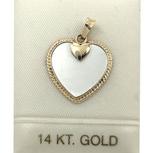 Load image into Gallery viewer, 2130480-14k-Gold-Heart-Love-Mother-of-Pearl-Pendant-Necklace