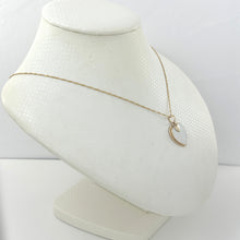 Load image into Gallery viewer, 2130480-14k-Gold-Heart-Love-Mother-of-Pearl-Pendant-Necklace