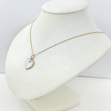 Load image into Gallery viewer, 2130480-14k-Gold-Heart-Love-Mother-of-Pearl-Pendant-Necklace