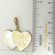 Load image into Gallery viewer, 2130530-14k-Gold-Love-AI-Heart-Mother-of-Pearl-Pendant-Necklace