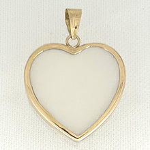 Load image into Gallery viewer, 2130570-14k-Gold-Heart-White-Mother-of-Pearl-Pendant-Necklace