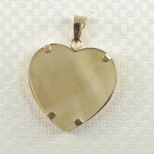 Load image into Gallery viewer, 2130570-14k-Gold-Heart-White-Mother-of-Pearl-Pendant-Necklace