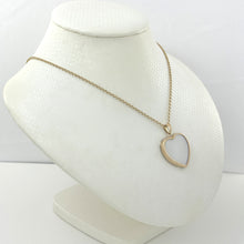 Load image into Gallery viewer, 2130570-14k-Gold-Heart-White-Mother-of-Pearl-Pendant-Necklace