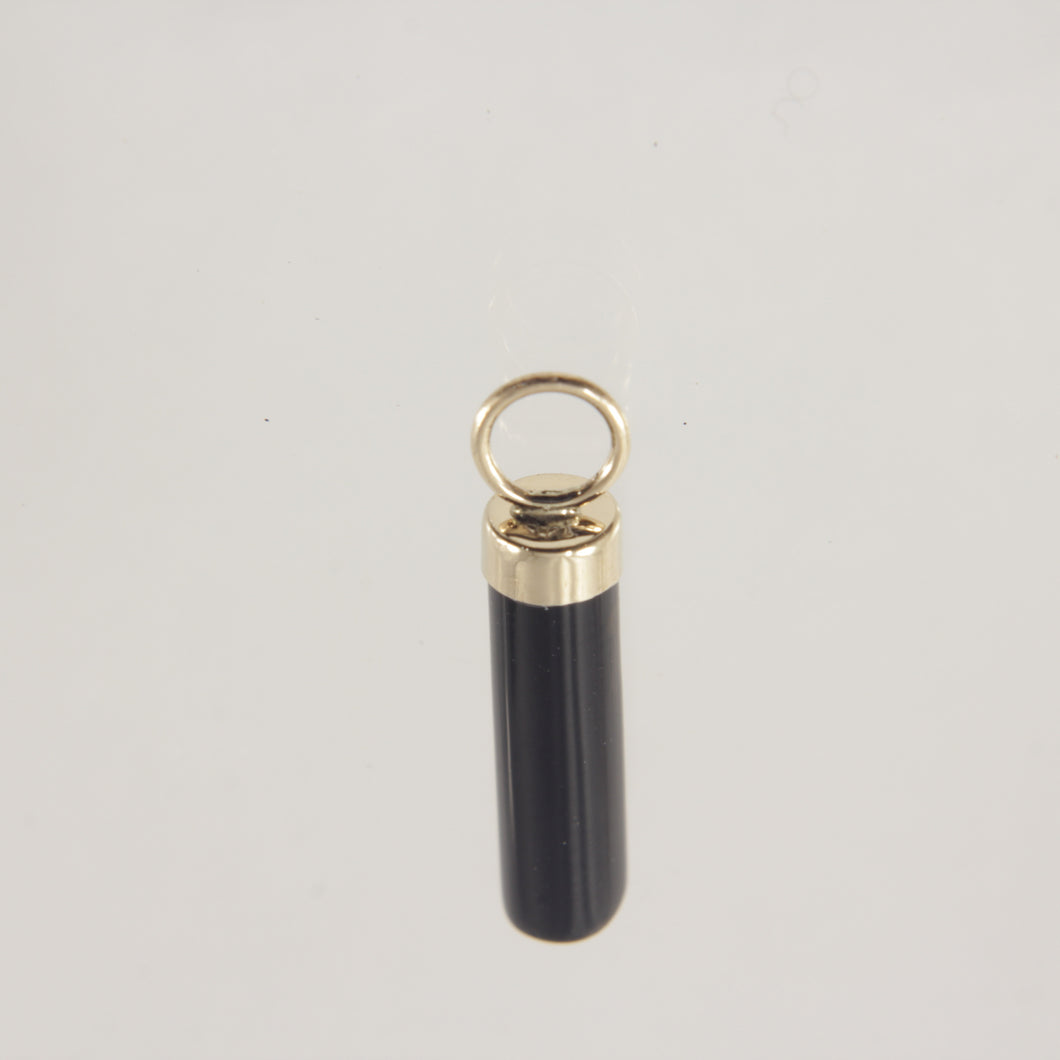 2186701-14k-Yellow-Gold-Hand-Carved-Tube-Black-Onyx-Pendant-Necklace