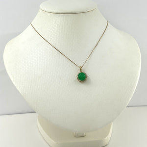 2189993-14k-Solid-Yellow-Gold-Surrounded-Diamonds-Green-Jade-Pendant