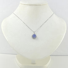 Load image into Gallery viewer, 2189997-14k-White-Gold-Surrounded-Diamonds-Lavender-Jade-Pendant