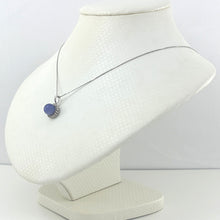 Load image into Gallery viewer, 2189997-14k-White-Gold-Surrounded-Diamonds-Lavender-Jade-Pendant